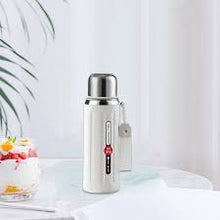 Cargar imagen en el visor de la galería, Botella de Agua Térmica de Acero Inoxidable 316 - Termo de 600 Ml con Tapa a Presión, 6 Horas de Retención de Temperatura, 24 Cm de Alto, Disponible En 4 Colores (Blanco, Verde, Rosa y Rojo) MOD 1231
