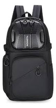 Cargar imagen en el visor de la galería, Nueva mochila de motociclista deportiva de fibra de carbono, mochila de carcasa dura impermeable MOD A1350
