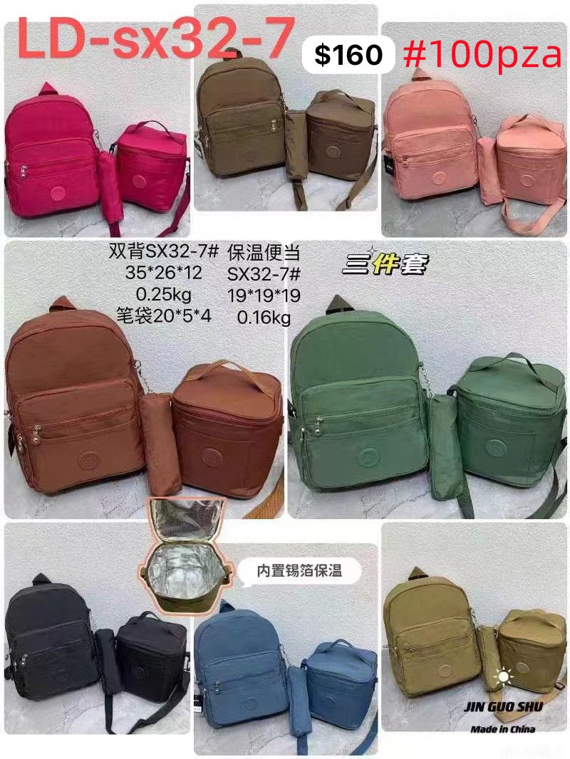 Mochila combo juvenil MOD LD-SX32-7
