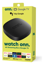 Cargar imagen en el visor de la galería, Tv Box Onn 4k 2 Gen Negro 8gb 2gb Activado Mexico Negro De Voz ORIGINAL

