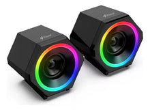 Cargar imagen en el visor de la galería, Bocina Estéreo Escritorio Pc Laptop Gamer Rgb Usb 3,5 Mm MOD  L-6060

