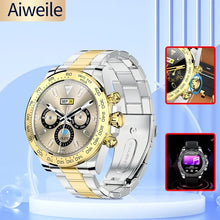 Cargar imagen en el visor de la galería, AW13 smart watch para hombre ,pulsera de acero inoxidable con Bluetooth, llamadas, Monitor de ritmo cardíaco
