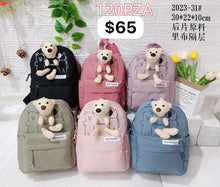 Cargar imagen en el visor de la galería, Mochila para kinder de niños MOD 2022-31 medidas 30x22x10
