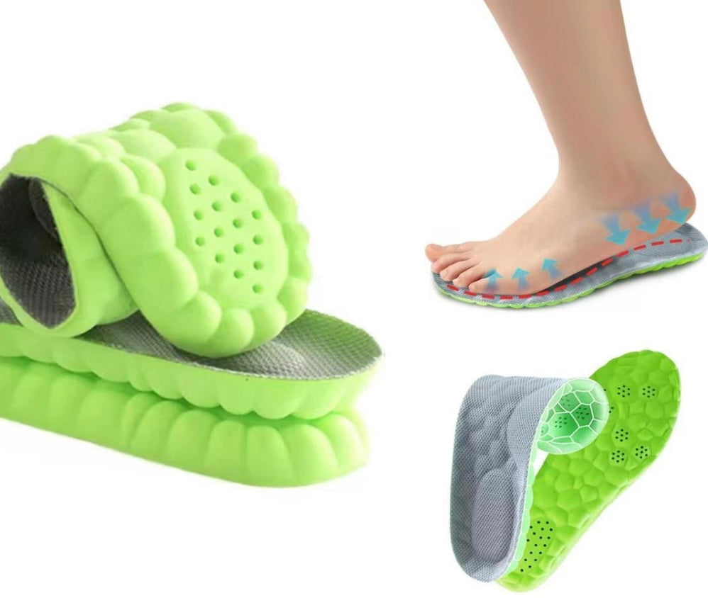 Plantillas de espuma viscoelástica suave para hombre y mujer, plantilla ortopédica de malla transpirable para el cuidado de los pies, soporte deportivo para correr 1 PAR MOD ZE-2422