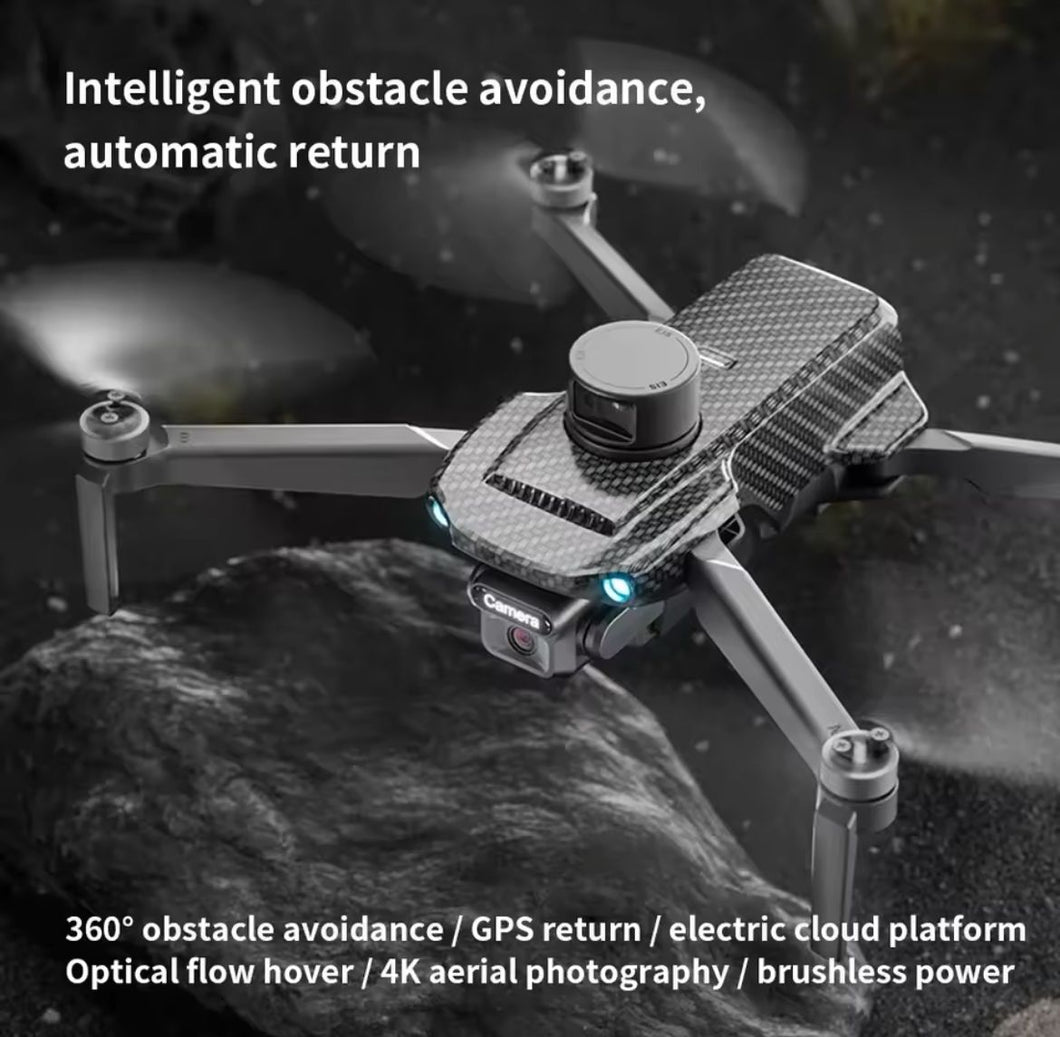 PRO MAX GPS Drone profesional 4K 3-Axis PTZ HD Dual Camera evitación de obstáculos Motor sin escobillas 5G WIFI RC MOD XQL-U99