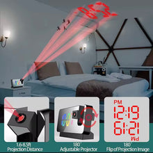 Cargar imagen en el visor de la galería, Reloj Despertador Digital Proyección Con Radio Y Proyector MOD DS-3618lp NÚMEROS DE COLOR
