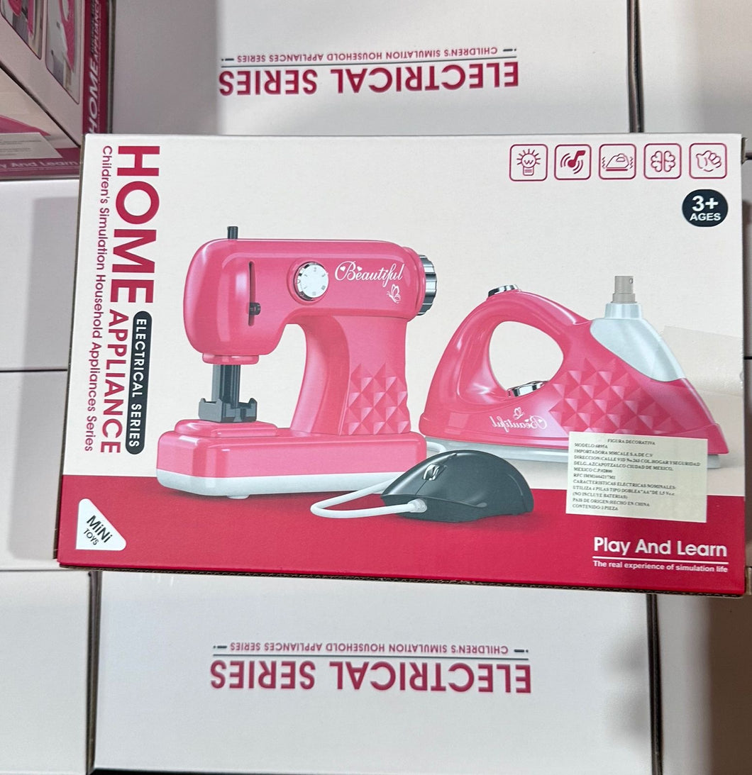 Juego de simulación de máquina de cocer con plancha para niños MOD 6895A