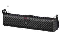 Cargar imagen en el visor de la galería, Altavoz inalámbrico de carga con paneles solares duales, altavoz estéreo con bajos, bandolera, altavoz portáti MOD V66
