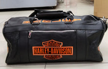Cargar imagen en el visor de la galería, Maleta para caballero de piel con soporte para moto / maleta de viaje MOD HD
