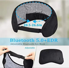 Cargar imagen en el visor de la galería, Auriculares inalámbricos Bluetooth para dormir, escucha deportiva, máscara para ojos, diadema, suave, elástico, cómodo, duradero, para dormir MOD BBG-60386
