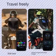 Cargar imagen en el visor de la galería, KLQDZMS-mochila para casco de motocicleta para hombre, bolso de hombro ligero con LED luminoso, resistente al agua, MOD GTX-6
