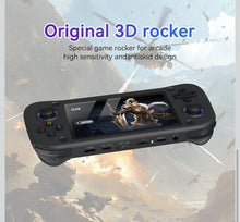 Cargar imagen en el visor de la galería, G28 Retro Arcade Consola de juegos portátil, 64G 4.3 pulgadas 480 x 272 visualización HD retro reproductor de videojuegos con sistema de código abierto y batería de 2100 mAh MOD G28
