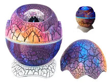 Cargar imagen en el visor de la galería, Proyector De Huevos De Dinosaurio Con Altavoz Bluetooth control remoto y láser estrellas nebulosas MOD ZE-2855
