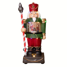 Cargar imagen en el visor de la galería, Cascanueces Con Luz Led Y Santa Con Movimiento MOD Z625 Z626
