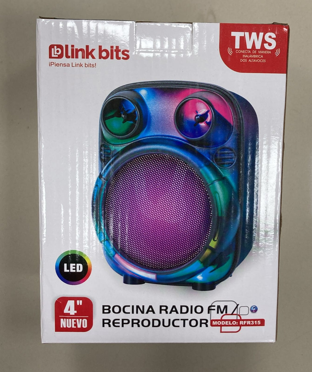 Bocina con radio FM REPRODUCTOR con BT MOD SA439T