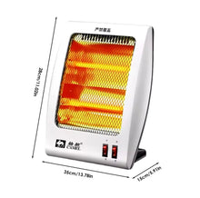 Cargar imagen en el visor de la galería, Calentador de escritorio portátil con 2 ajustes de temperatura, calefacción rápida ajustable, 600W, seguro, silencioso, interior, para el hogar
