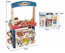 Cargar imagen en el visor de la galería, SET de juego SUPERMARKET de Jueguete con accesorios didáctico para jugar simulador de supermercado MOD 668-74
