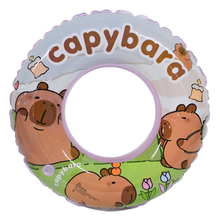 Cargar imagen en el visor de la galería, Inflable de dona swim ring  grande Labubu salvavidas capybara
