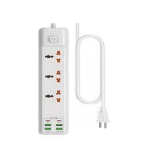 Cargar imagen en el visor de la galería, Multicontactos de 4 Puertos Usb 3 Tomas y 2 Tipo C Belug Blanco  MOD ZE-1154
