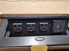 Cargar imagen en el visor de la galería, Enchufe Escritorio Embebido Placa Multi Contactos 3 Y 2 Usb MOD 2024135933
