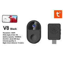 Cargar imagen en el visor de la galería, Timbre de puerta Wifi 1080P impermeable en tiempo Real Tuya timbre inteligente intercomunicador inalámbrico timbre de puerta intercomunicador cámara MOD T1 T2
