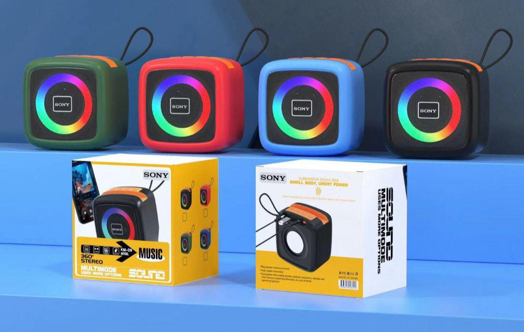 Bocina para celular con base y luz por BT MOD KM-D9