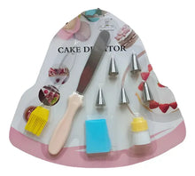 Cargar imagen en el visor de la galería, Set 9 Piezas Repostería, 5 Pincel, Espátula MOD H09. H08 H10 HP13
