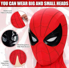 Cargar imagen en el visor de la galería, Máscara de spider-man automática con anillo electrónico para mover los ojos automática MOD 999DD-1
