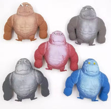 Cargar imagen en el visor de la galería, Orangután antiestrés gigante creativo, juguete de descompresión Tricky King, mono elástico blando, divertido, gorila, chimpancé MOD JF-s104

