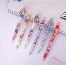 Cargar imagen en el visor de la galería, Labubu de Gel de prensa,negro, 0,5mm, pluma placa bolígrafo de escritura, instrumento de escritura, suministros de papelería para estudiantes, regalo Kawaii
