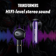 Cargar imagen en el visor de la galería, Transformers-auriculares inalámbricos TF-T03 con Bluetooth 5,3, dispositivo de audio TWS, baja latencia, sonido HiFi, con micrófono, para videojuegos, novedad
