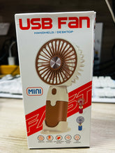 Cargar imagen en el visor de la galería, Ventilador mini de Capybara  recargable 3 velocidades MOD FS168
