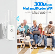 Cargar imagen en el visor de la galería, Repetidor Wifi Amplificador De Señal U9 Router 300mbps 2.4g MOD FM-000154
