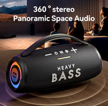 Cargar imagen en el visor de la galería, Bocina de 50w luz led altavoz 50W Boombox altavoces bluetooth de alta potencia portátil inalámbrico colorido Subwoofer columna potente caja de sonido de cine en casa MOD TN-418
