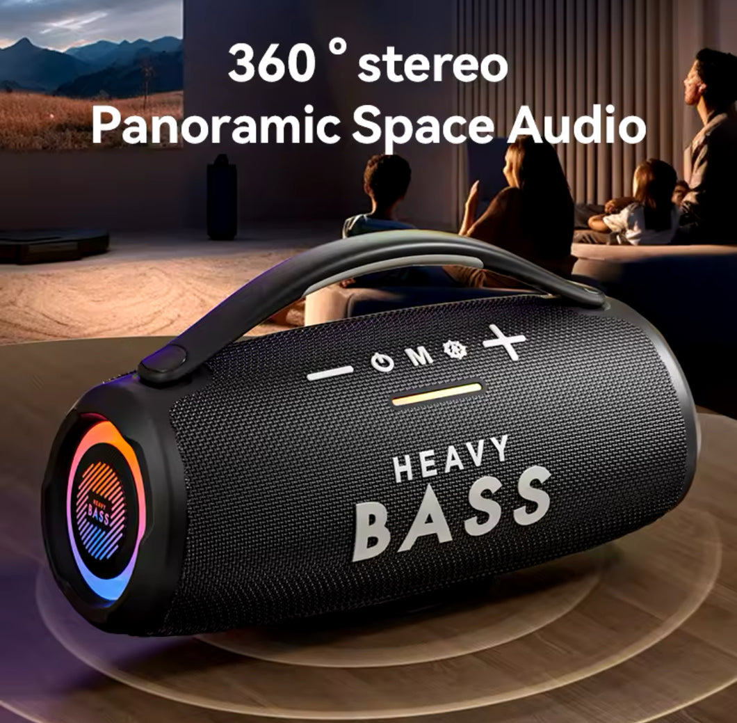 Bocina de 50w luz led altavoz 50W Boombox altavoces bluetooth de alta potencia portátil inalámbrico colorido Subwoofer columna potente caja de sonido de cine en casa MOD TN-418