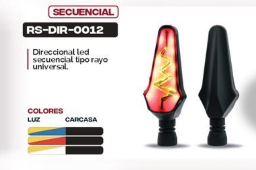 Direccionales led universales secuenciales MOD RS-DIR-0013