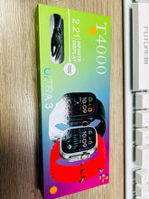 Cargar imagen en el visor de la galería, Smart Watch inteligente T4000 ultra 3 2.21 wireless charging AMOLED PANTALLA
