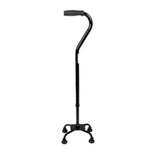Cargar imagen en el visor de la galería, Bastón retráctil ajustable de puño alemán de 4 apoyos curvo bronce  MOD CL-WC014 WC015
