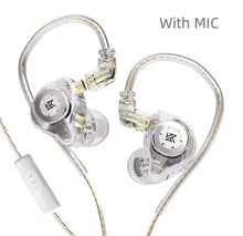 Cargar imagen en el visor de la galería, KZ EDX pro auriculares /MICRO intrauditivos estéreo DJ Hi-Fi Bass HIFI micrófono tapones para los oídos Cable altavoces reducir el ruido y cables desmontables MOD MICRO PRO
