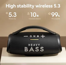 Cargar imagen en el visor de la galería, Bocina de 50w luz led altavoz 50W Boombox altavoces bluetooth de alta potencia portátil inalámbrico colorido Subwoofer columna potente caja de sonido de cine en casa MOD TN-418
