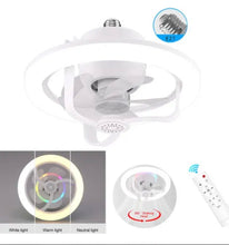 Cargar imagen en el visor de la galería, Ventilador Rc Con Luz E27, Tableta De Aromaterapia Integ [u] MOD FM-000003
