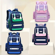 Cargar imagen en el visor de la galería, Mochila escolar unisex con múltiples compartimentos para niños y niñas, mochila de gran capacidad, impermeable y transpirable MOD 5180
