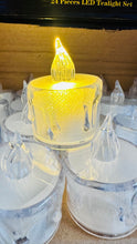 Cargar imagen en el visor de la galería, Vela de simulación LED sin humo, hermosa vela electrónica, iluminación nocturna, cera de té brillante festiva para fiesta MOD ZE-1448
