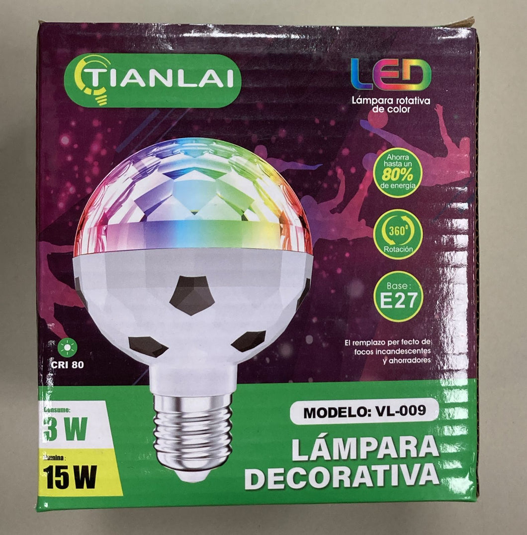 Lámpara decorativo 3W MOD VO-048