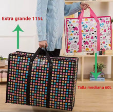 Cargar imagen en el visor de la galería, Bolsa de nento de tela no tejida de dibujos animados de lujo para colchas y ropa Medida 60x45
