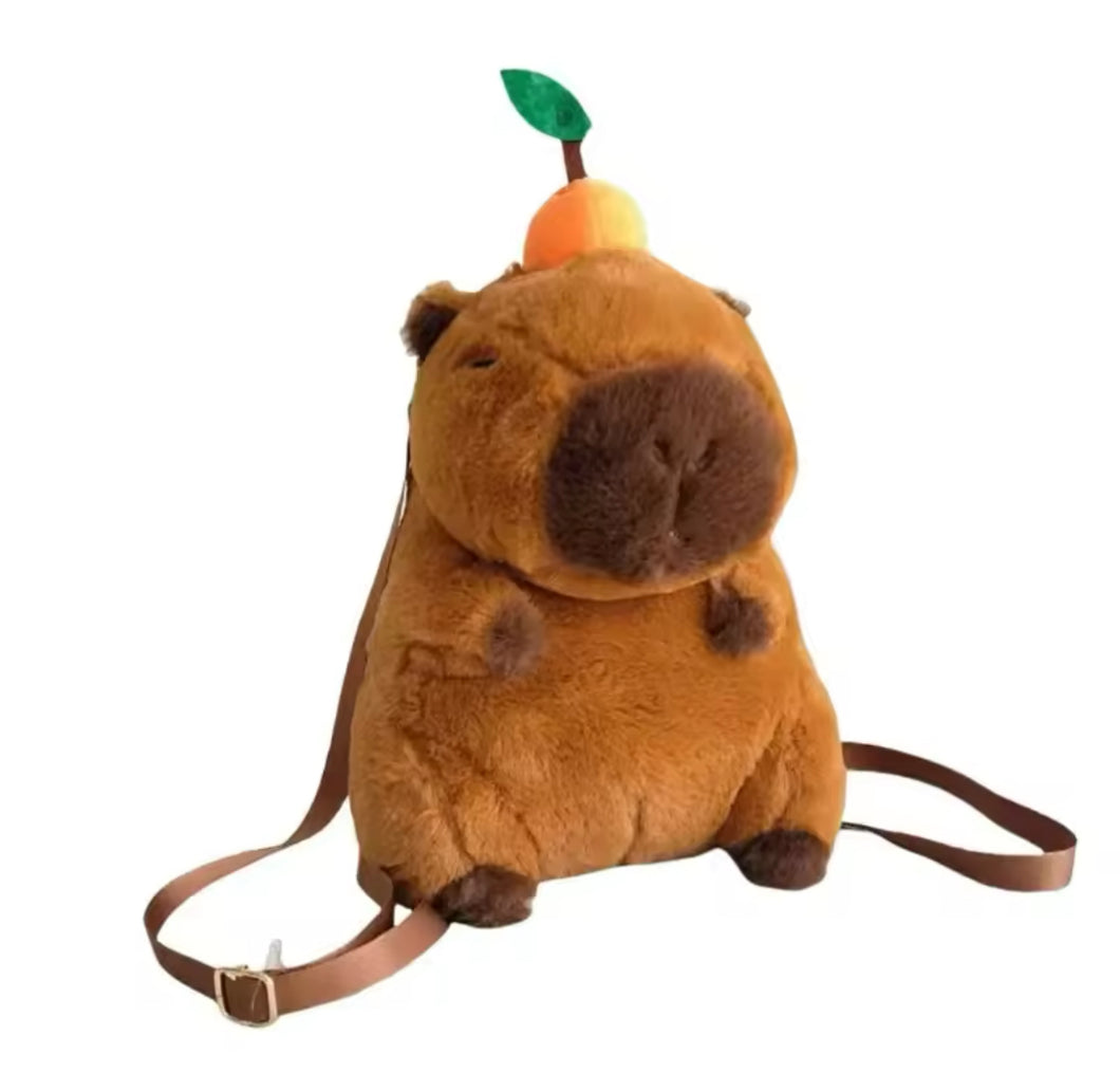 Capybara-mochila de peluche Kawaii para niños MOD 6613