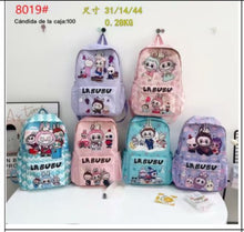 Cargar imagen en el visor de la galería, Mochila escolar la bubu 44x31 cm MOD 8019

