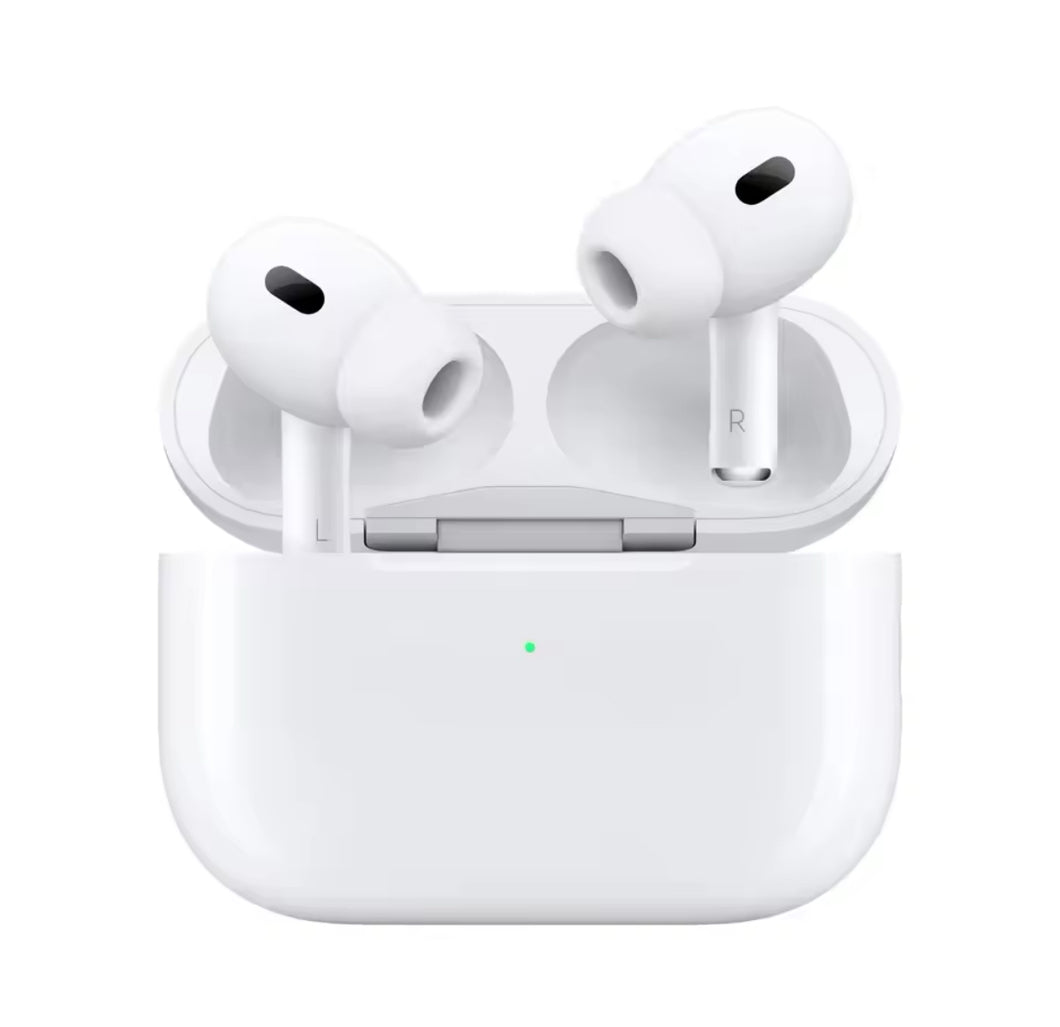 Audífonos Pro 2 Wireless Earbuds, Active Noise Cancellation, Hearing Aid Feature, Bluetooth Headphones, Transparency, Personalized Spatial Audio, High-Fidelity Sound, H2 Chip, USB-C Charging