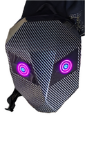 Cargar imagen en el visor de la galería, Mochila para moto impermeable para casco de motociclista con  led ojos colores MOD LED
