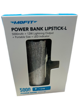 Cargar imagen en el visor de la galería, Batería Portátil LM 5000mah Tipo C y iPhone veger power bank fashion MOD W057 3P
